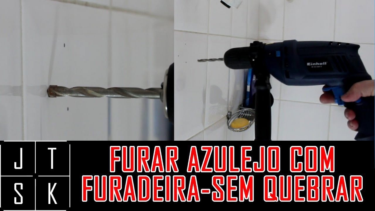 Como furar azulejo com furadeira - sem quebrar ou rachar
