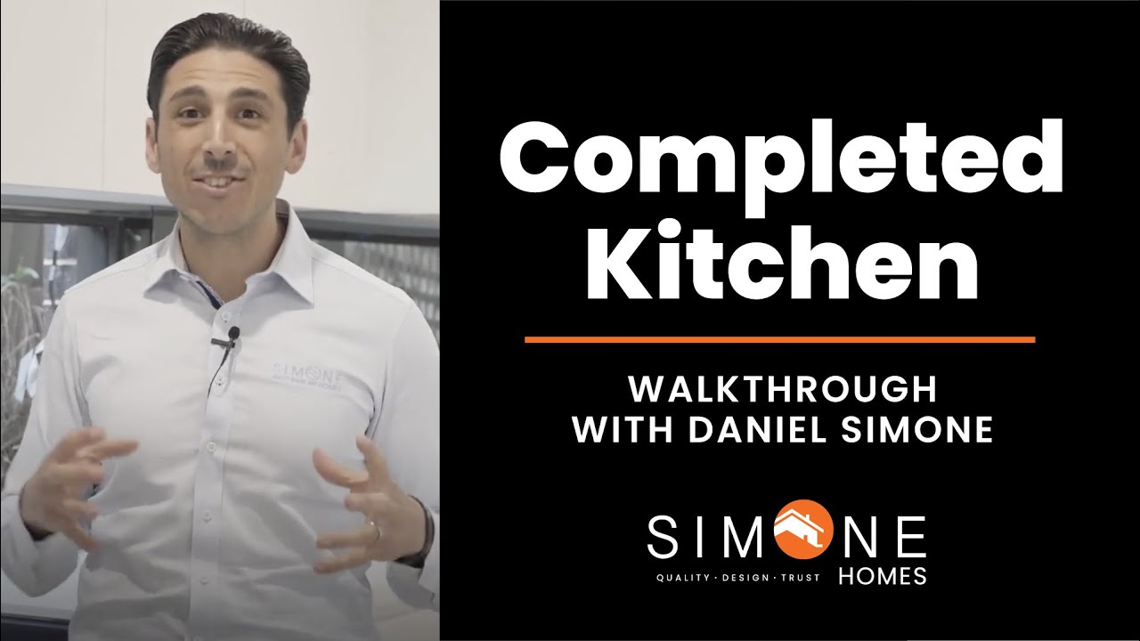 Completed Kitchen Walkthrough with Daniel Simone