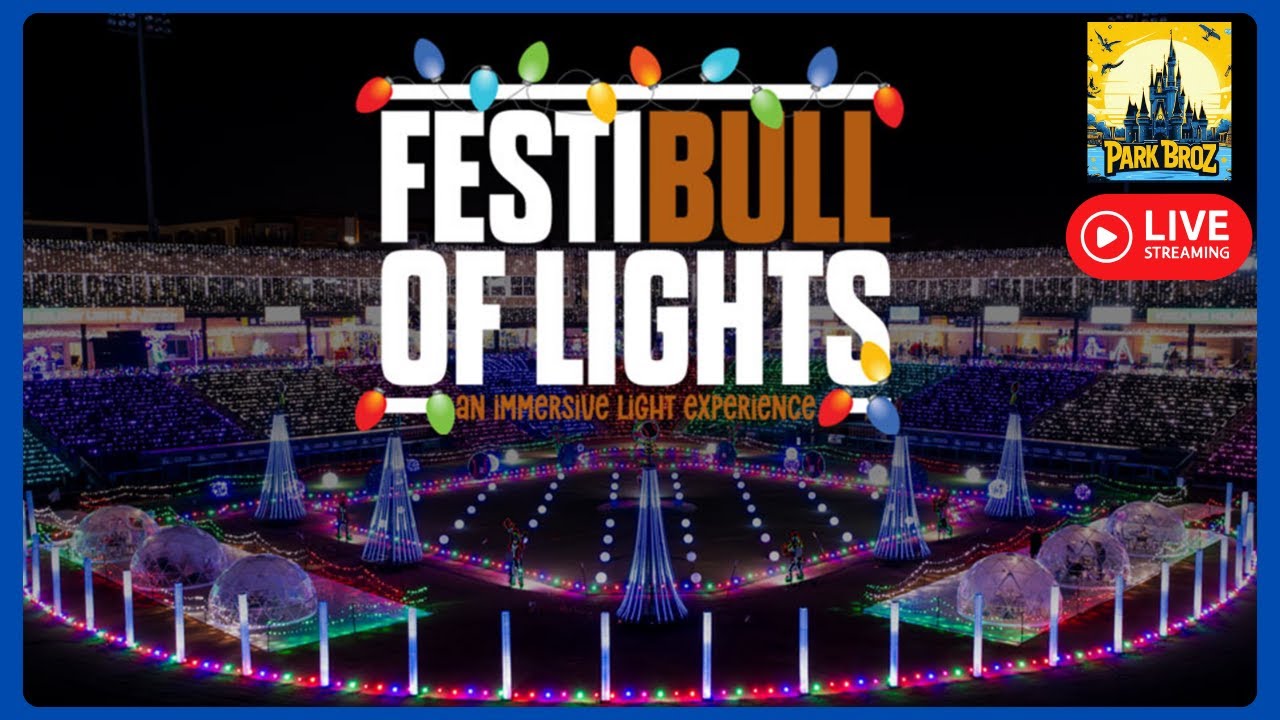 Festibull of Lights LIVE! ✨ Park Broz Explore Durham&rsquo;s Dazzling Holiday Display