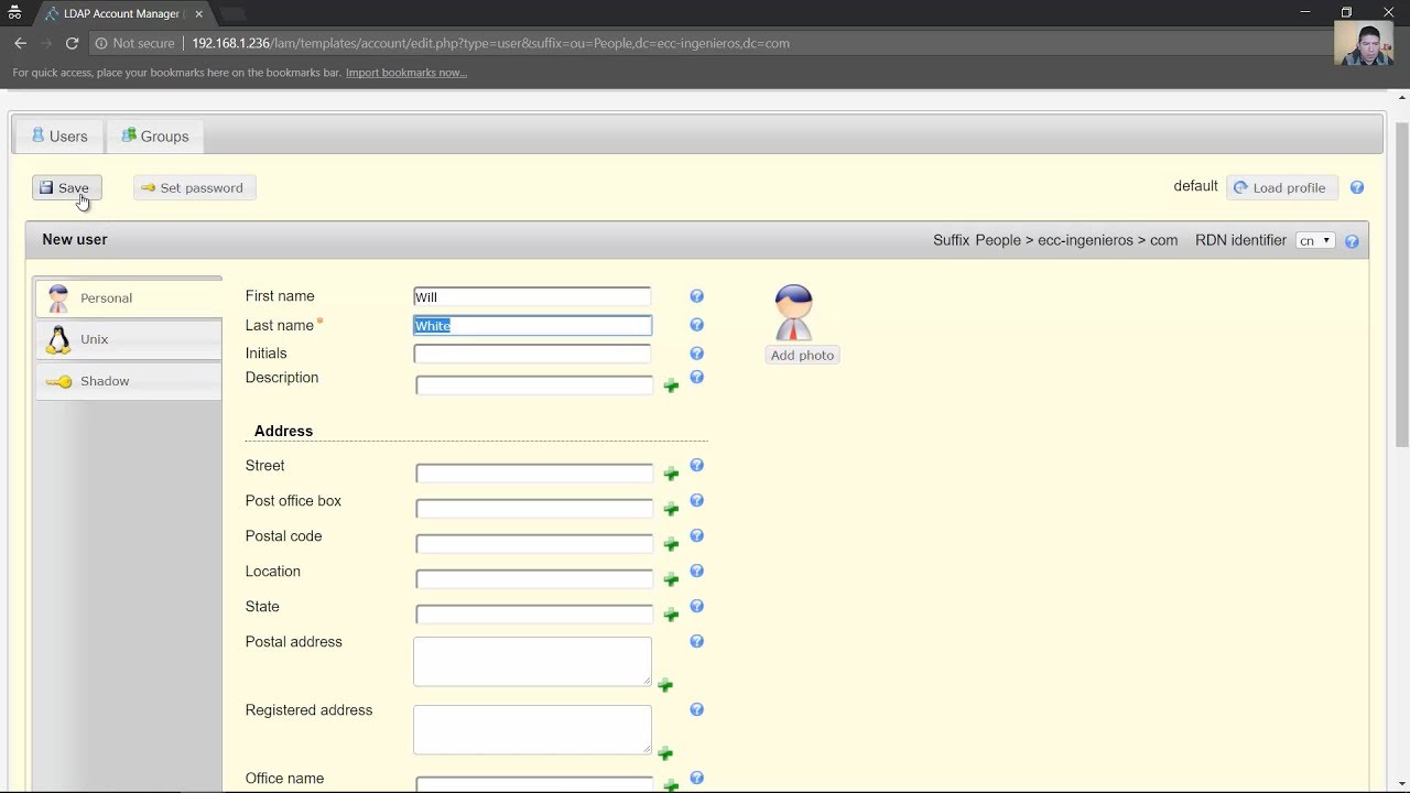 LDAP Server - LDAP Account Manager - Ubuntu Server 18.04