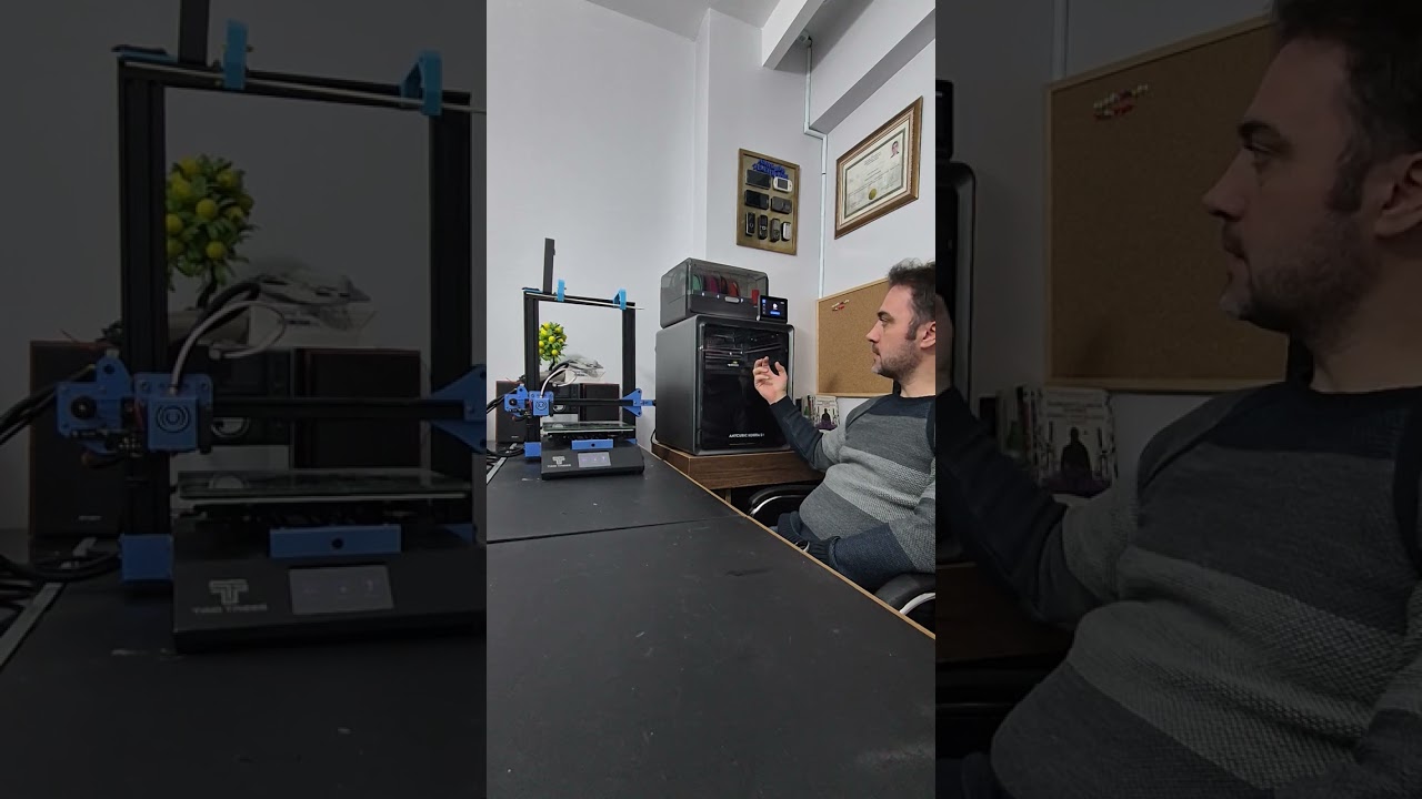 Two trees bluer v2 ve Anycubic Kobra S1 Combo karsilastirmasi. 