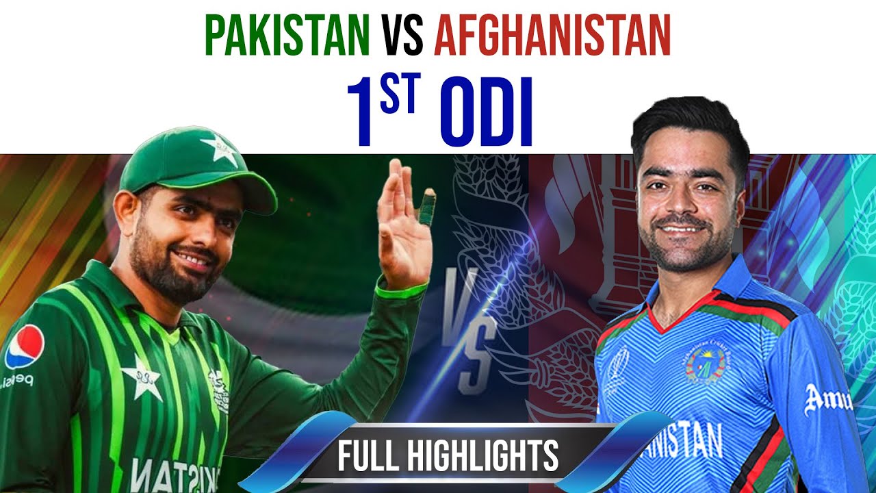 Pakistan vs Afghanistan 1st ODI  Match 2023 Full Highlights |  AFG VS PAK 1st ODI Full Highlights