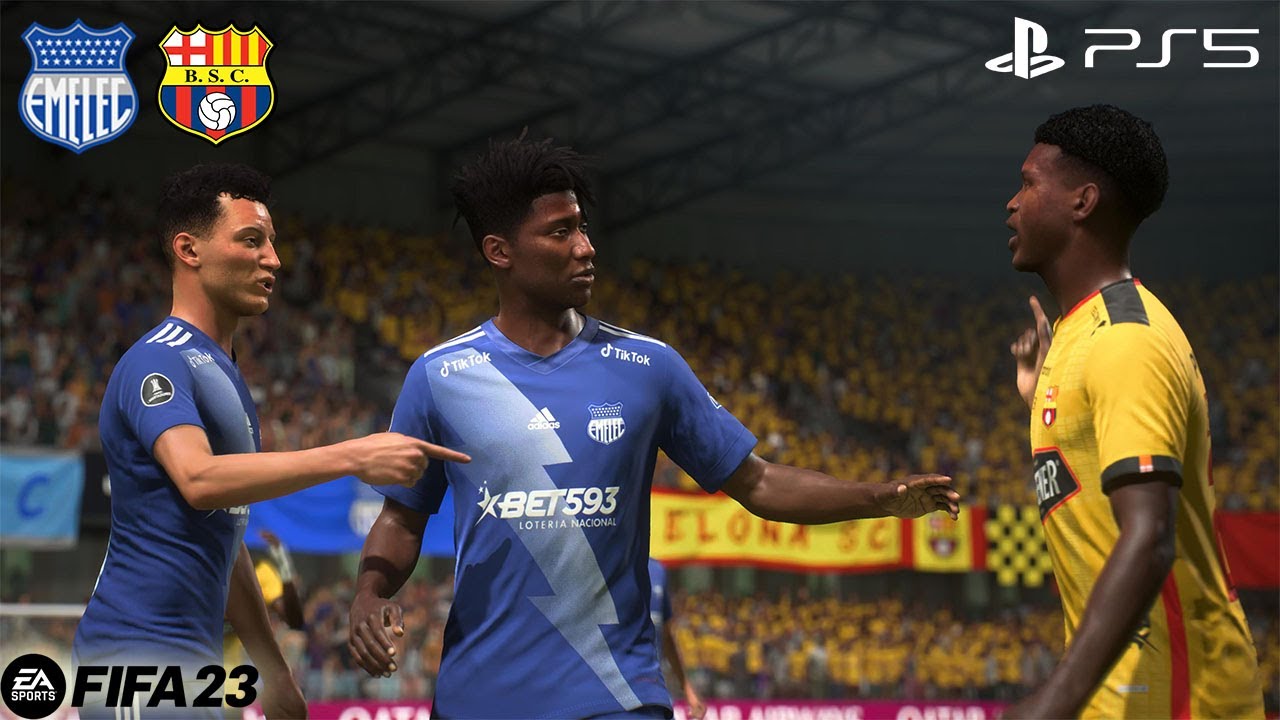 EMELEC VS BARCELONA SC FIFA 23 PS5 4K #fifa23 #cse #bsc #clasicodelastillero #ecuador