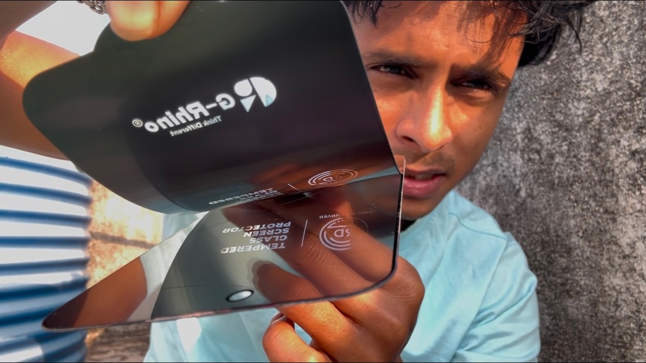 ASMR applying screen Protector 📺 ( slow )