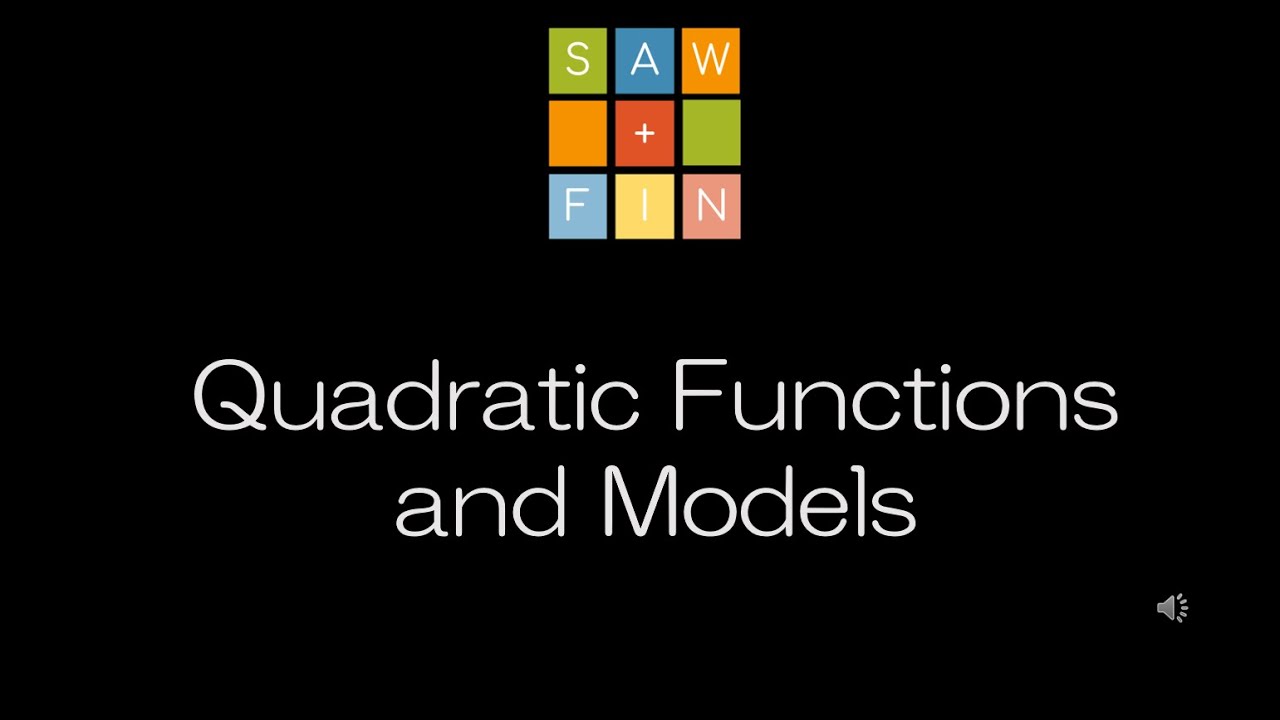 Precalcluus 2.1 Quadratic Functions and Models
