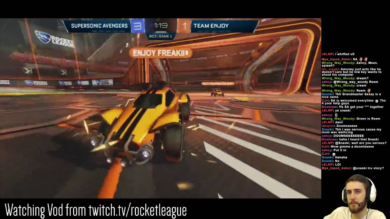 Supersonic Avengers vs Team Enjoy - RLCS Vod Review