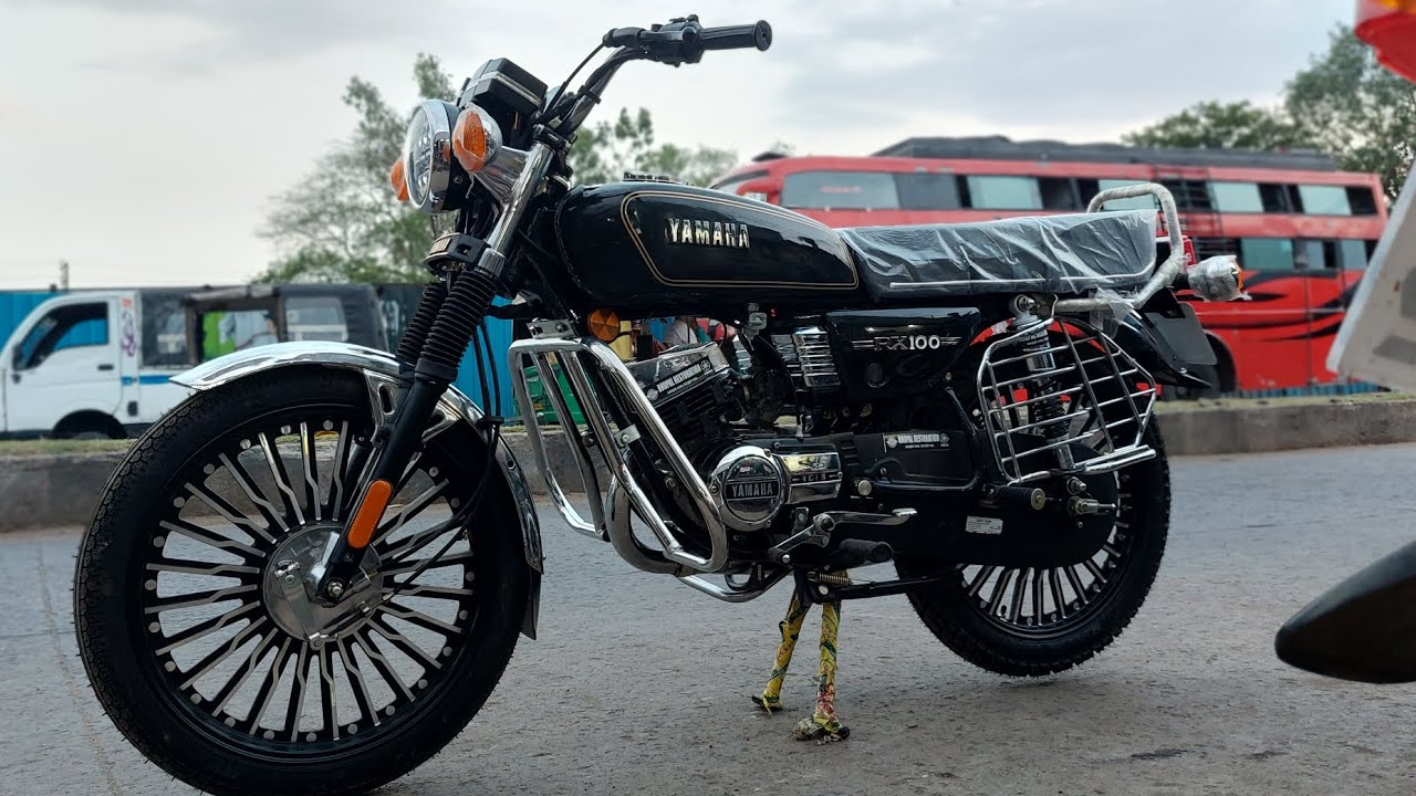 most wanted bike rx100 full stok restoration work video #bhopalrestoration #bikelover #viral