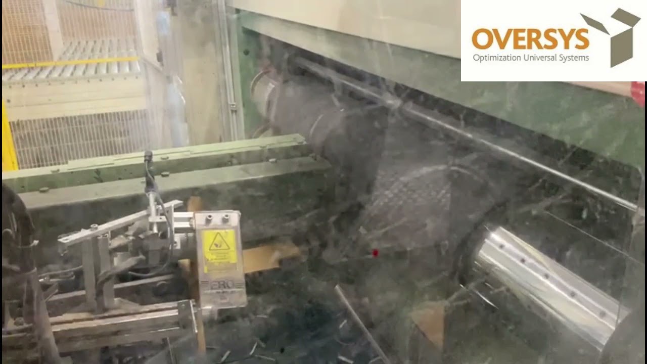 VIDEO OVERSYS U57390321 CURIONI 2000 NT 2 COLORS FLEXO FOLDER GLUER WITH ROTARY DIE CUTTER