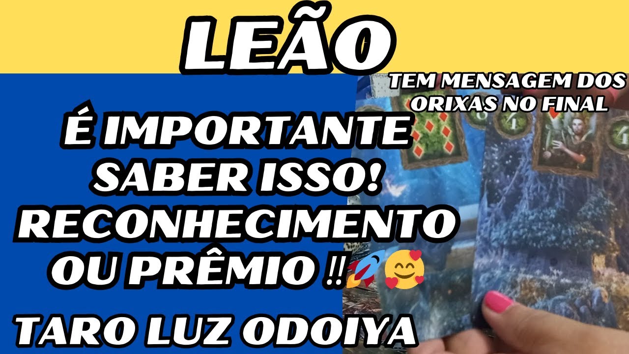 LEÃO É IMPORTANTE SABER ISSO! BOAS NOTICIAS ESTÃO A CAMINHO! VAI TE ENCONTRAR NO MEIO DA MULTIDÃO‼️