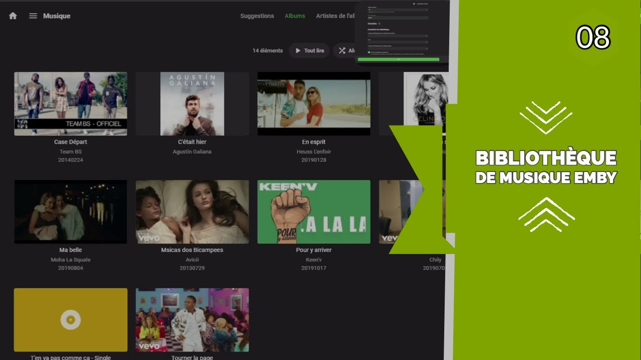 Comment PARAMETRE la BIBLIOTHEQUE de MUSIQUE ? Peut-on cr&eacute;er notre propre NETFLIX ? (matthiasdess)