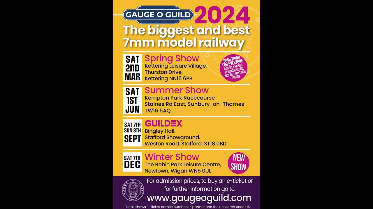 Gauge O Guild Spring 2024 Layouts