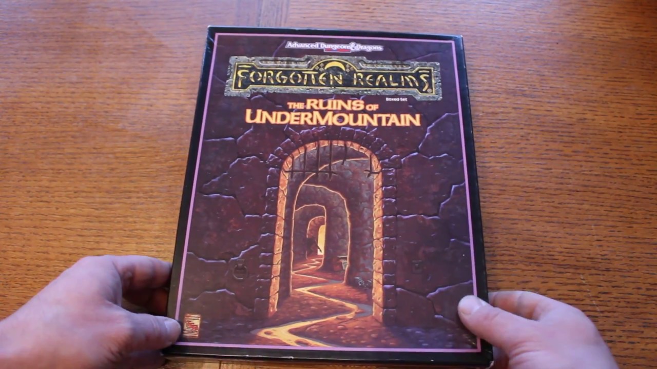 AD&D - The Ruins Of Undermountain - Box set