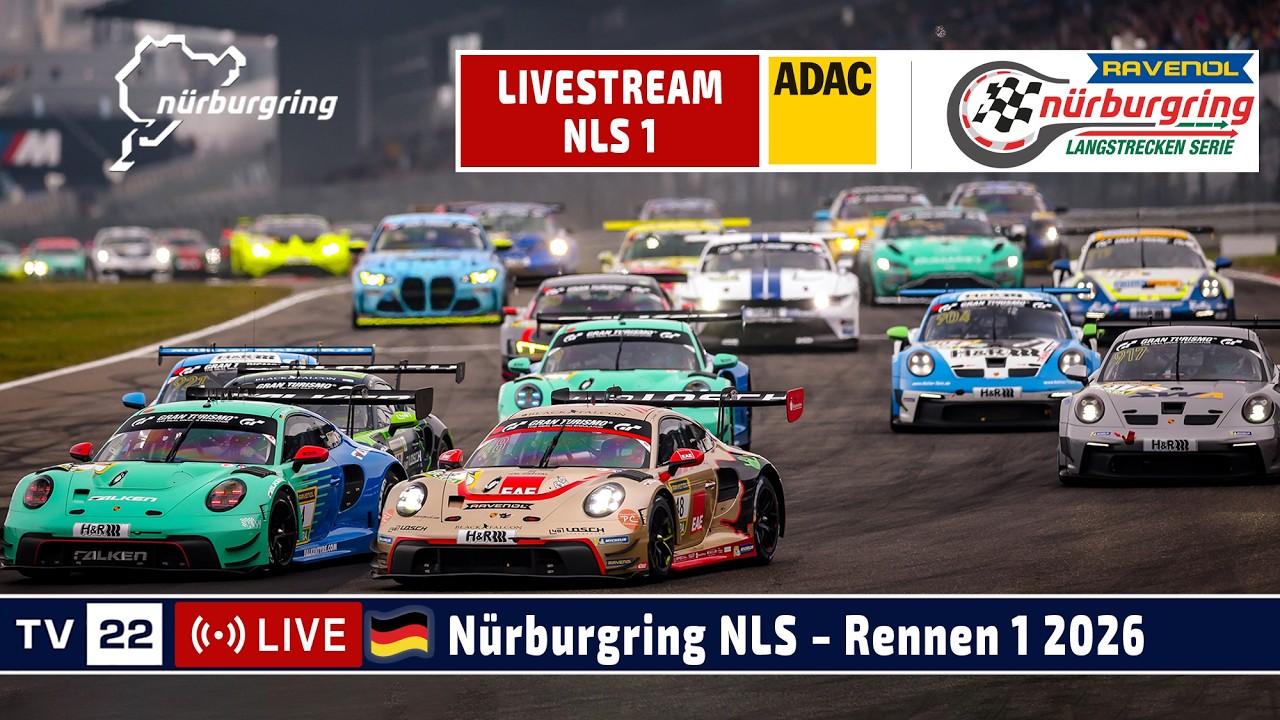 🇩🇪 LIVE: Nürburgring NLS - Rennen 1: 1. NLS Sportwarte-Rennen – Final Race of Champions (4h)