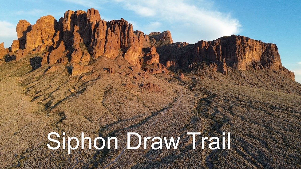 Siphon Draw (Flatiron) trail near Phoenix - Lost Dutchman State Park