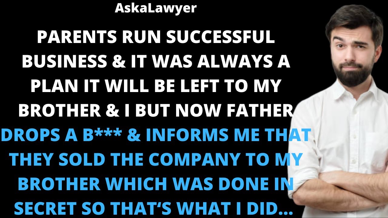 My parents run a successful business & it was always a plan it will be left to my brother & I but