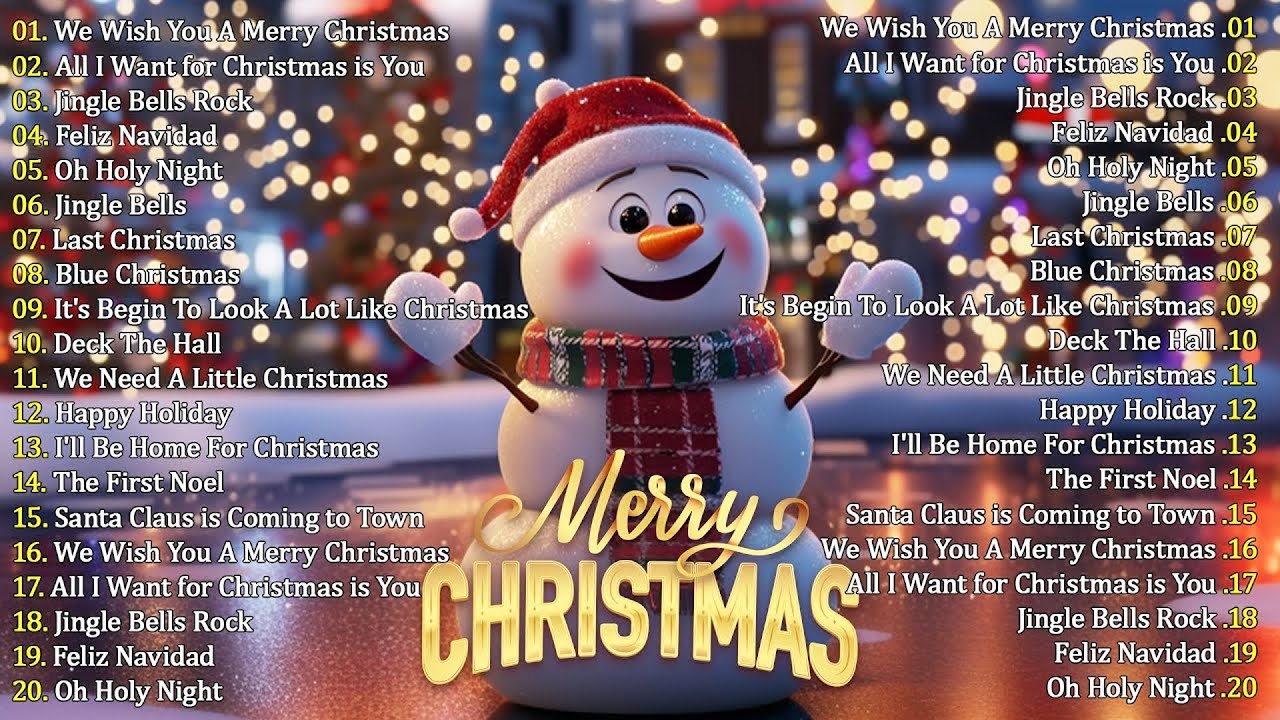2 Hour Christmas Songs of All Time 🎄 Best 50 Christmas Songs Playlist 2025 🎅🏼 Merry Christmas 2025