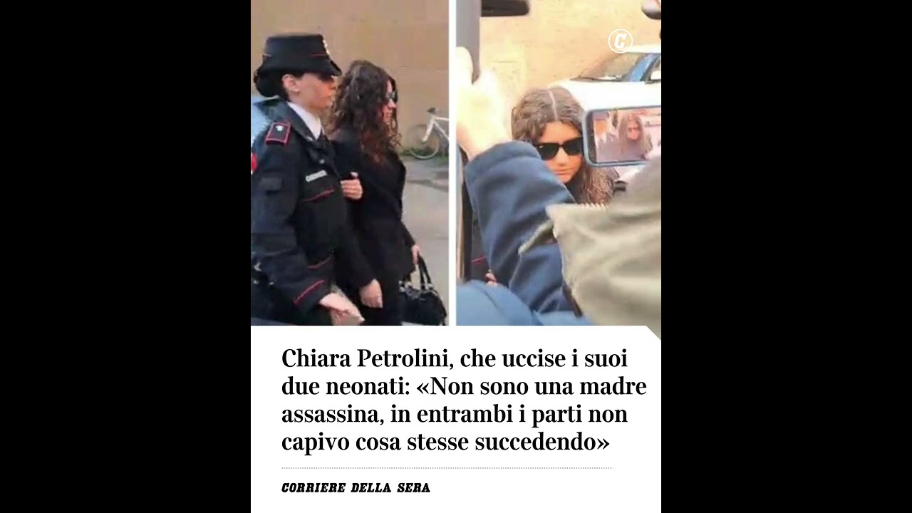 Chiara Petrolini, che uccise i suoi due neonati: «Non sono una madre assassina» #shorts #news