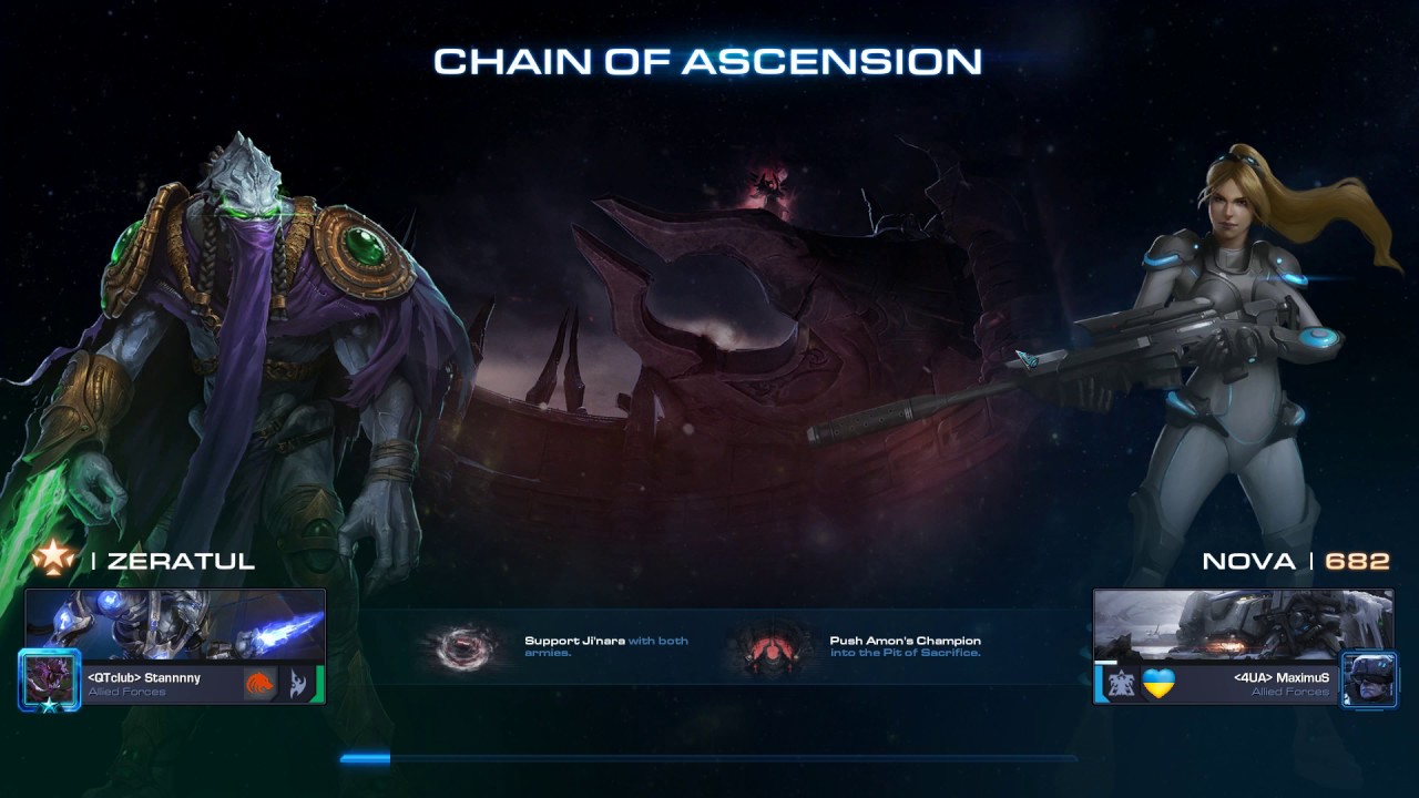 StarCraft 2 Co-Op Chain of Ascension Zeratul lvl 1000