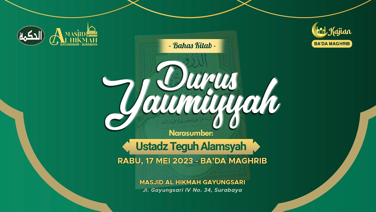 Ustadz Teguh Alamsyah - Bahas Kitab 