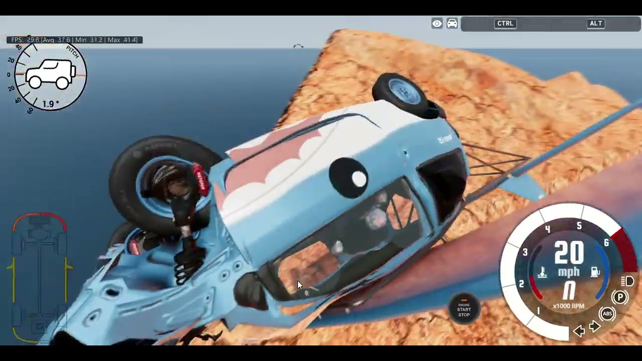 Jugando BeamNG 