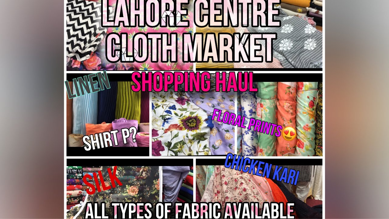 Lahore centre cloth Market | famous lahore market |Shopping haul | how to design branded dress vlog