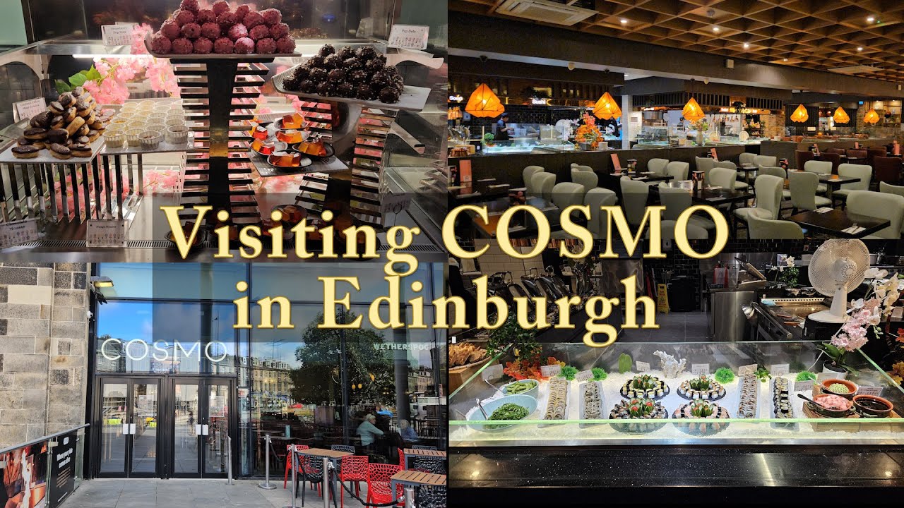 Visiting COSMO Restaurant in Edinburgh! | Vlog #15
