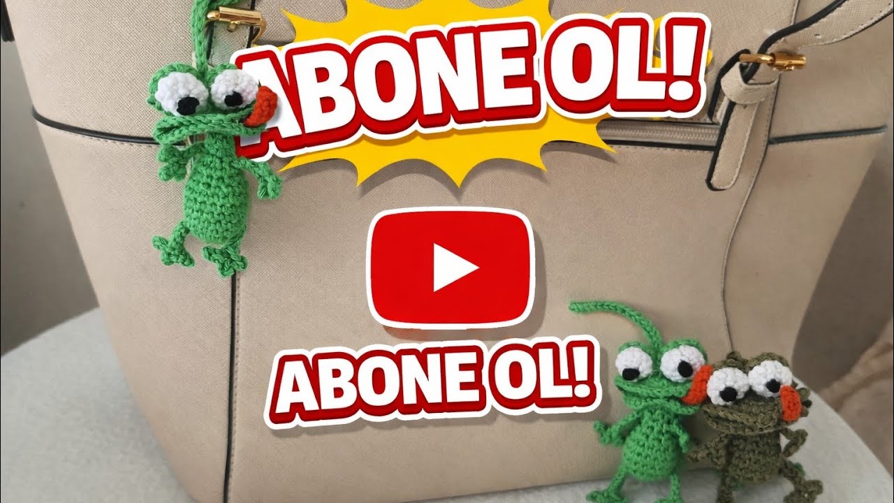 Şapşik kurbağa 🐸 anahtarlık yapımı 