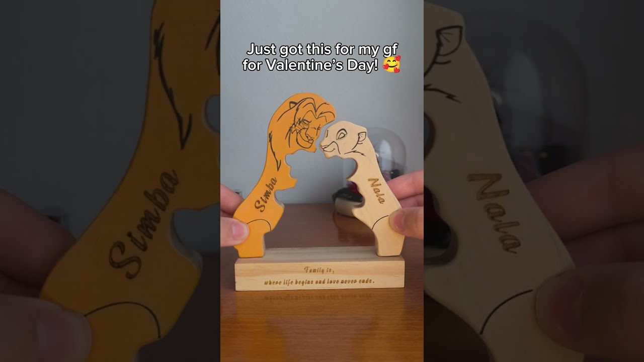 Is she going to like it? #lionking #woodartist #art #woodking #disney #wooden #woodworking