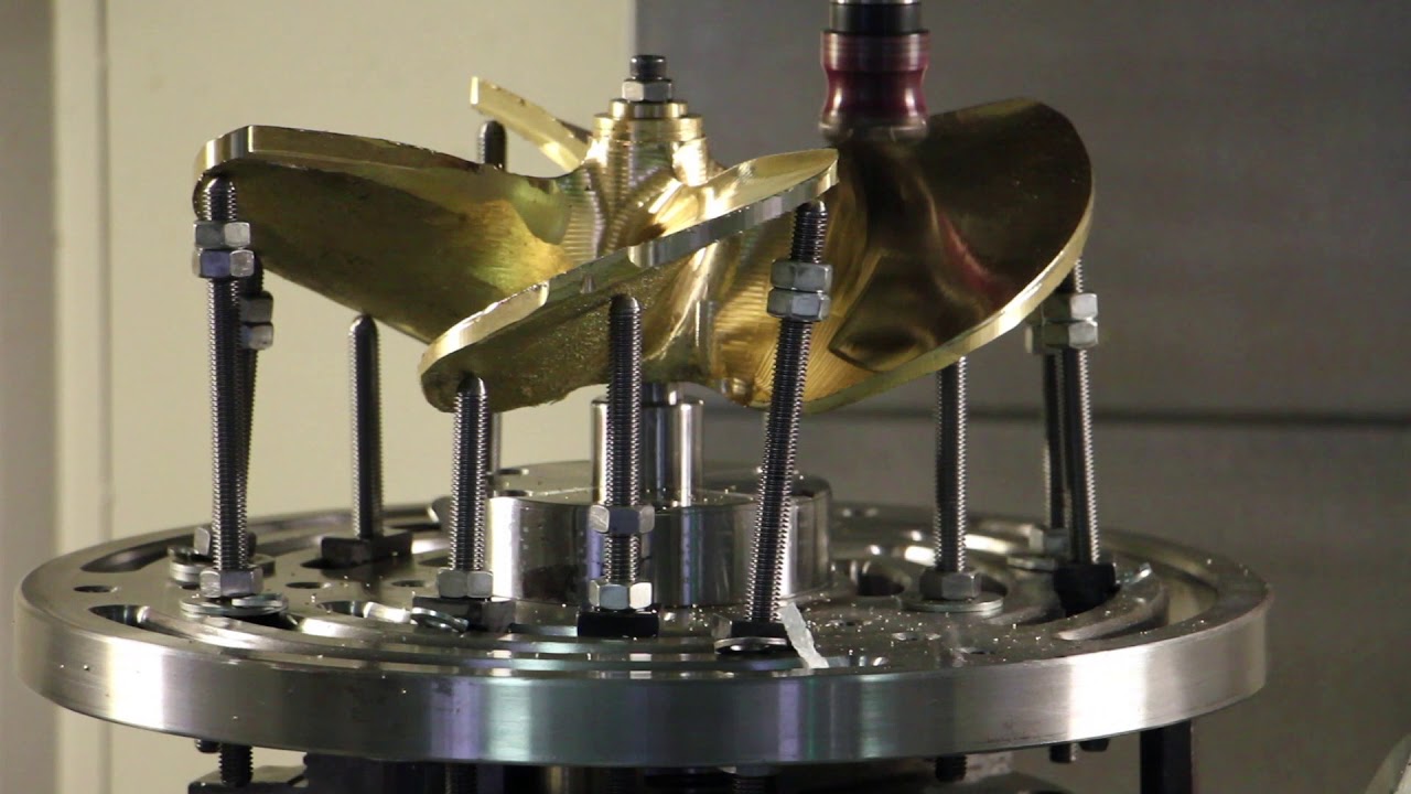 Propeller CNC milling