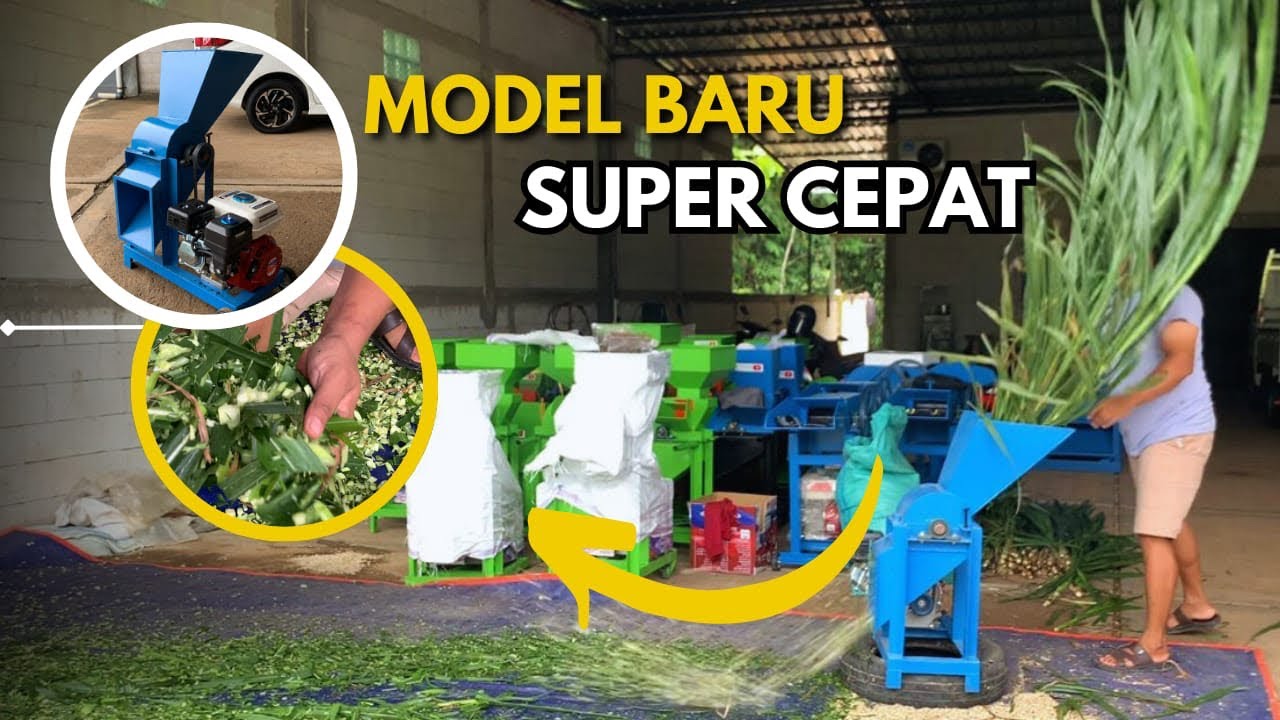 TERBARU!! MESIN CACAH RUMPUT PAKAN TERNAK SERI - BT3000 #mesincoper#mesincacahrumput#mesincacah