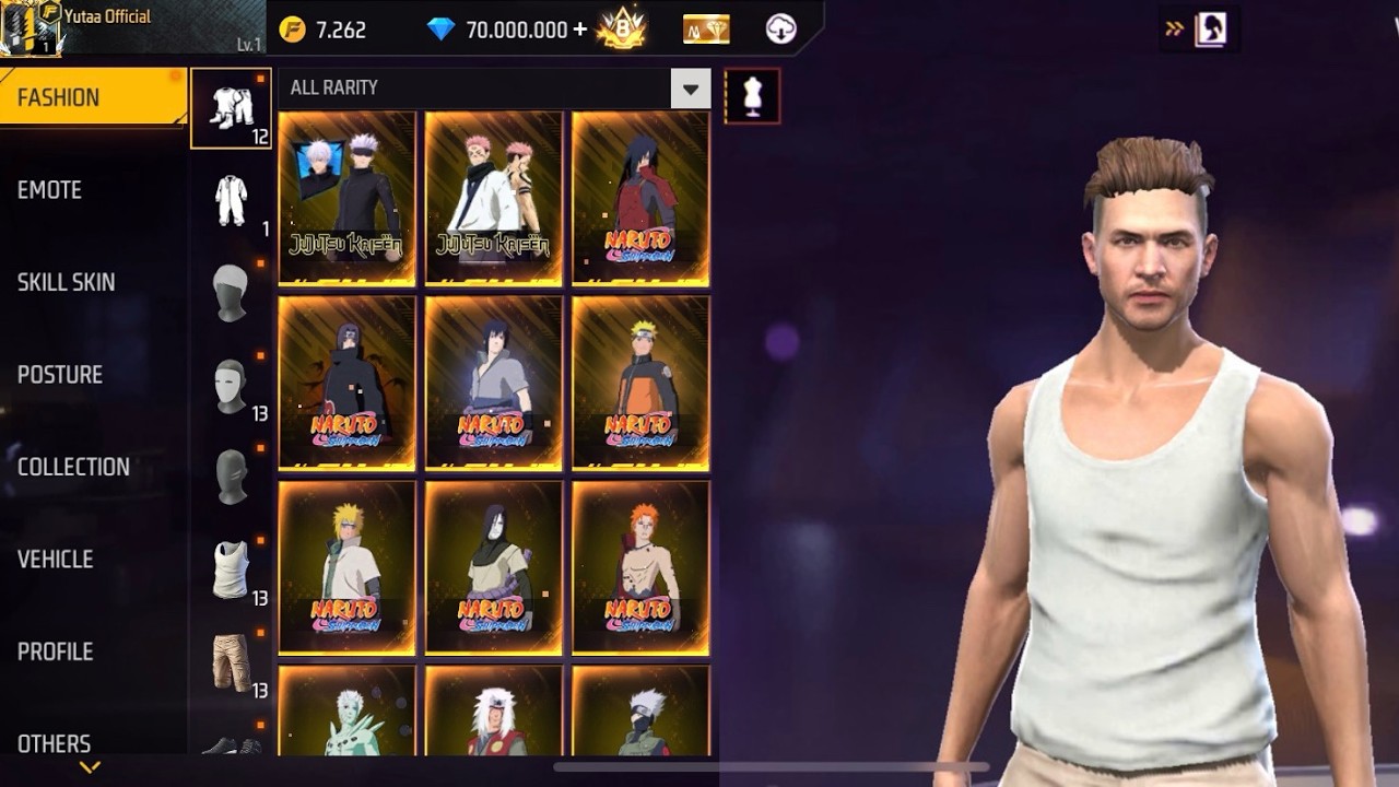 Noob To Pro🤑 Spend 70,000,000💎 In New Account Level 1😱 How Many Skin Do I Get?