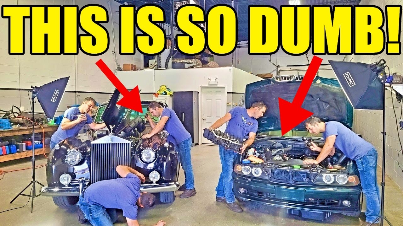 Fixing The DUMB & Complicated E39 BMW Cooling System & Bizarre Rolls-Royce AC & Ignition System!