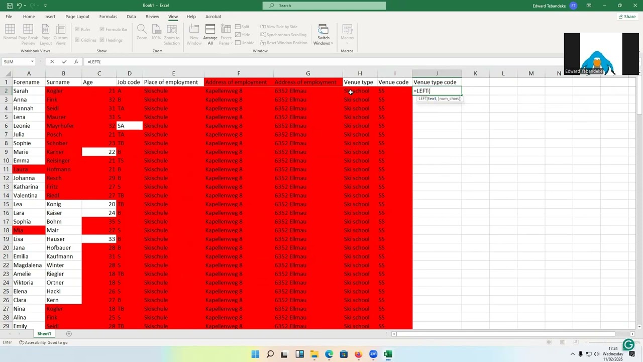 As Level I T 9626 May   June 2019 Paper 2   Database Question 15   19