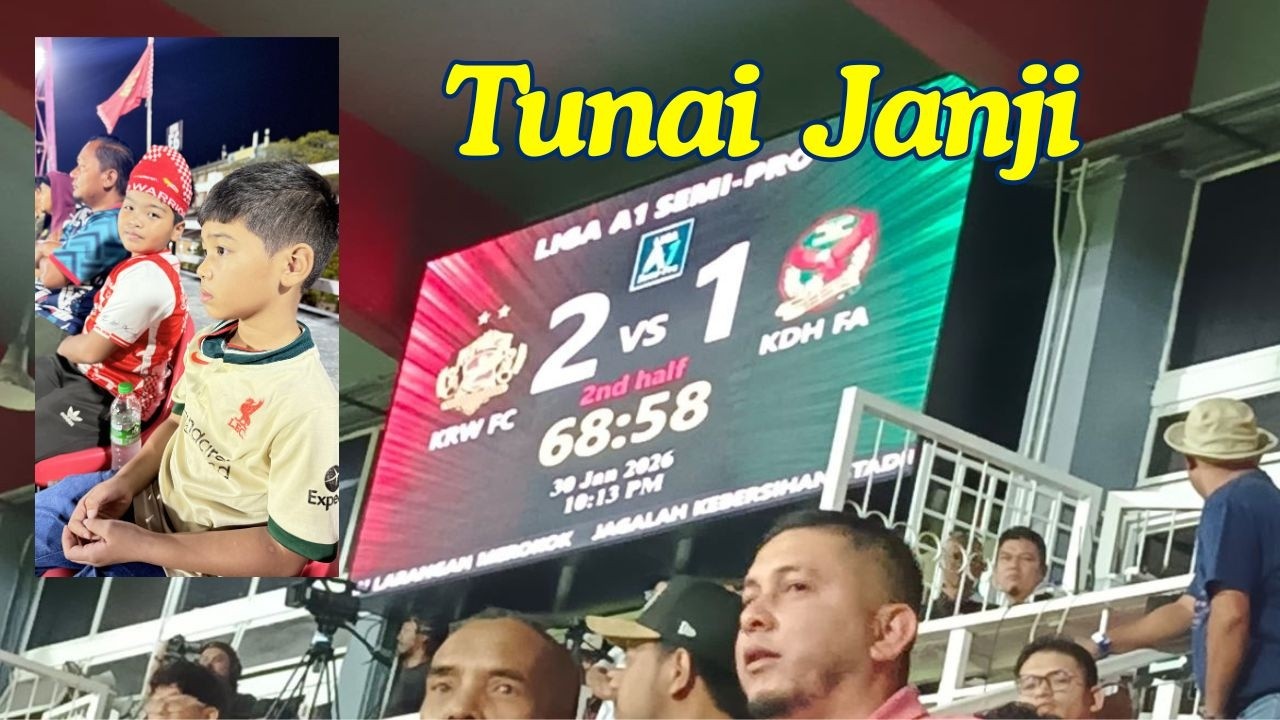 Kelantan Red Warrior menang 2-1 lawan Kedah FA, tunai janji dengan anak-anak