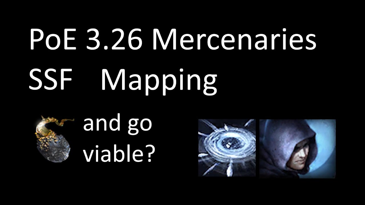 PoE 3.26 Mercenaries SSF, Mapping with EoW mines trickster (part 1)