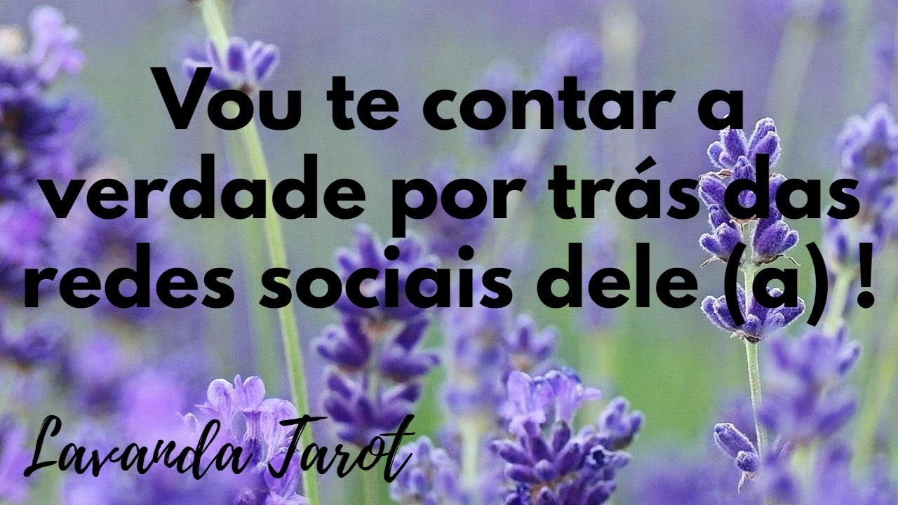 #tarot 🙀 Vou te contar a verdade por trás das redes sociais dele (a)!🤯