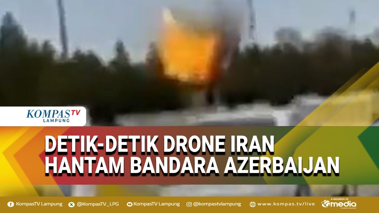 Drone Iran Serang Bandara Azerbaijan, Dua Warga Dilaporkan Terluka