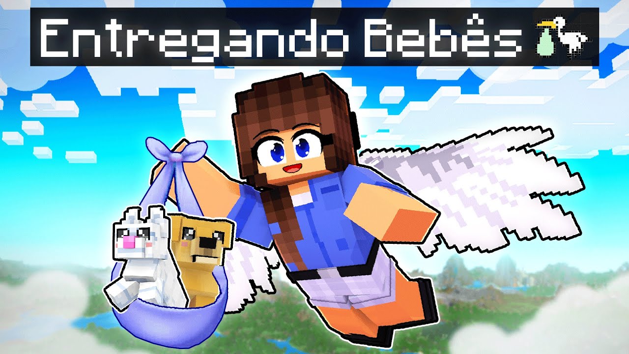 Entregando BEBÊS ANIMAIS para famílias no Minecraft ◂Miika▸