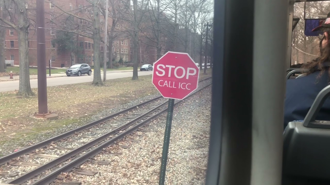 RTA Cleveland: Green Line Train Ride from West Green to Tower City-Public Square