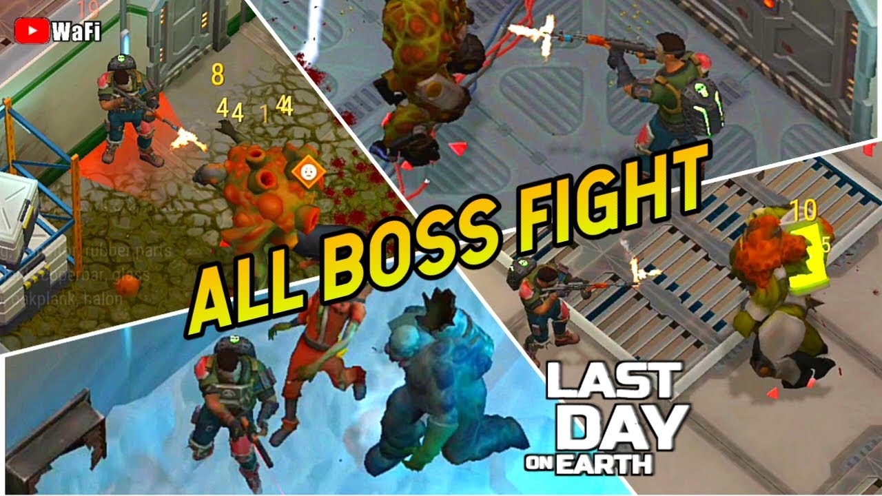 ALL BOSS FIGHTS! LABORATORY - Last Day on Earth: Survival
