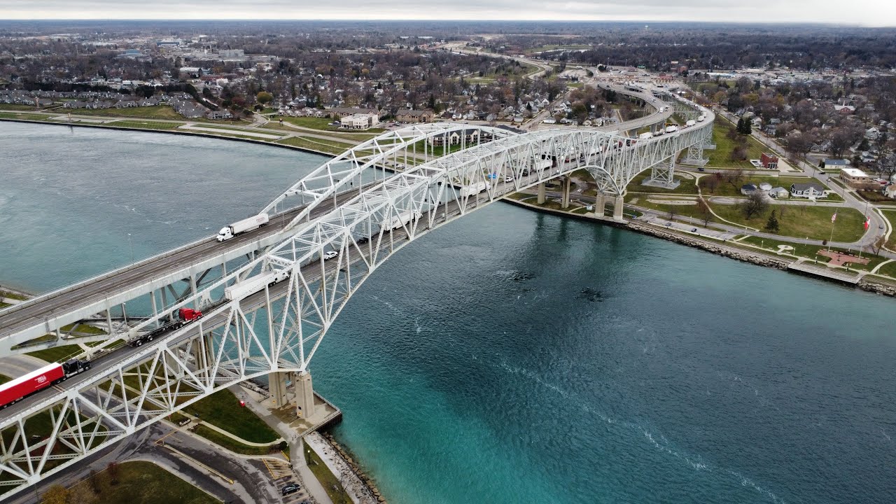 Environments: The Blue Water Bridge: Drone Footage (Port Huron, Michigan & Point Edward, Ontario)