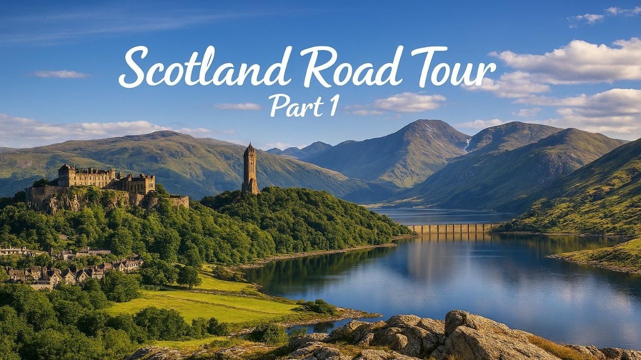 Scotland Road Tour 2025 Welcome to Scotland – Part 1 | Tourist Attraction | 4K