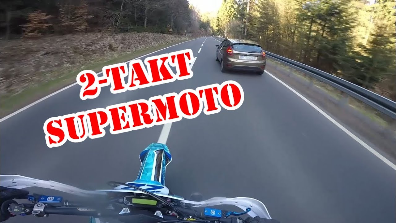 Die ERSTE Kurvenstrecke! | Testfahrt | Husqvarna Te 300i SUPERMOTO