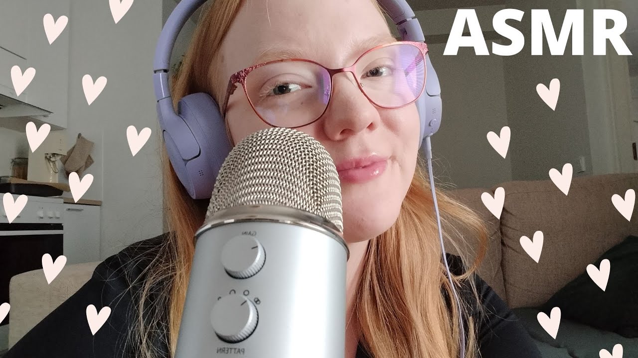 ASMR SUOMI Kuiskailen teidän nimiä 💕 Lähikuiskauksia & Suuääniä