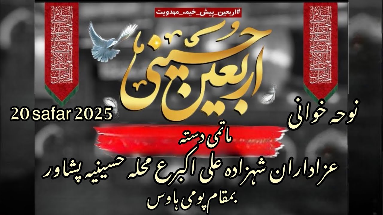 Kiya Howa Bazar Main | 20 safar 2025 | Pomi House #ajareresalatnohay #chelumimamhussain 