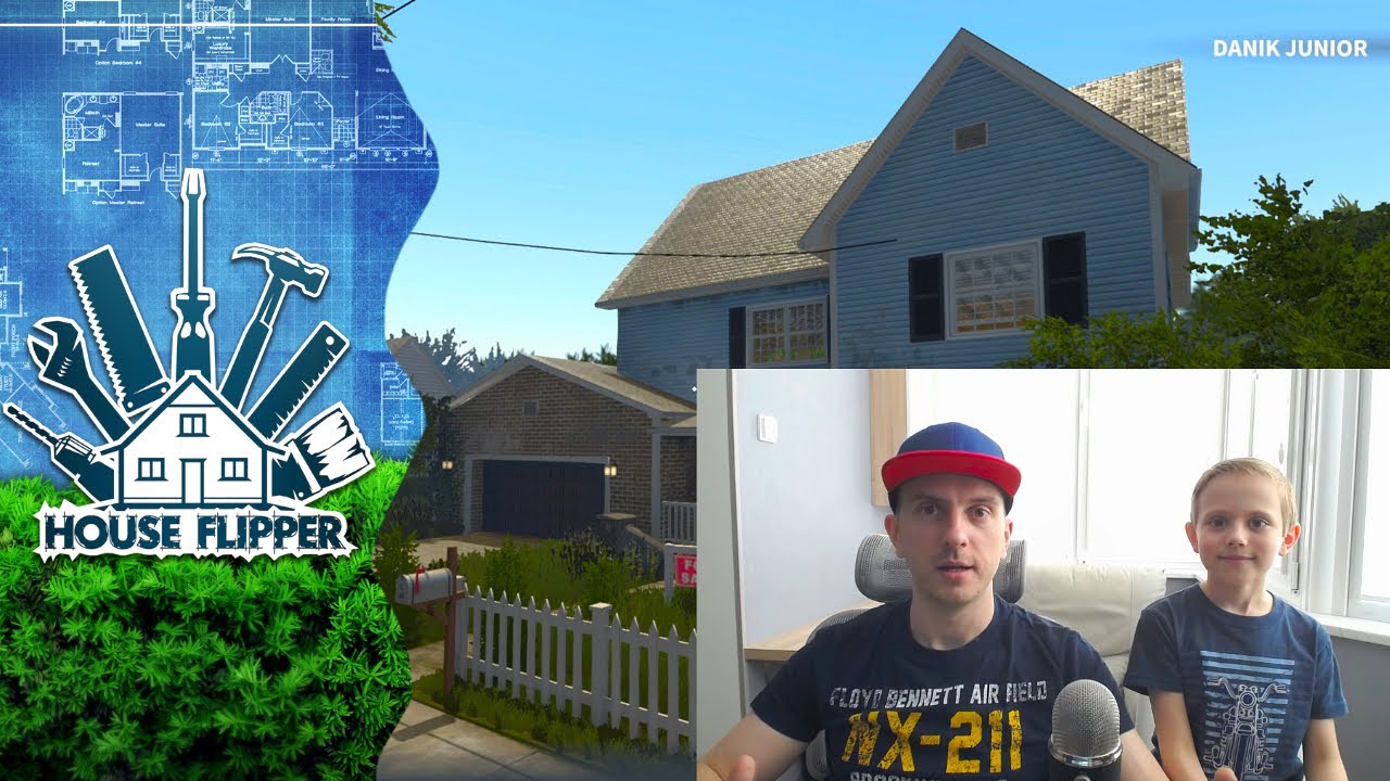 House Flipper игра симулятор по РЕМОНТУ ДОМОВ - Даник и видеоигры