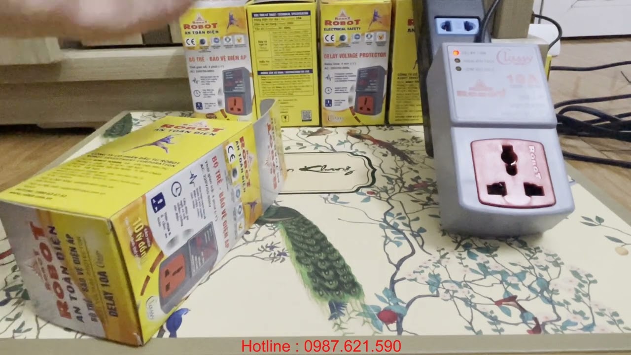 🔴 Thiết Bị Bảo Vệ Tủ Lạnh Robot 10A - Cục Relay Bảo Vệ Tủ Lạnh, Tủ Đông Cực Kỳ Hữu Ích