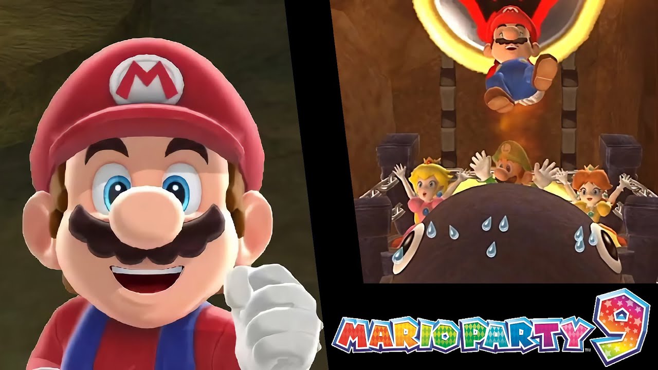 Mario Party 9 Magma Mine Mario Gameplay