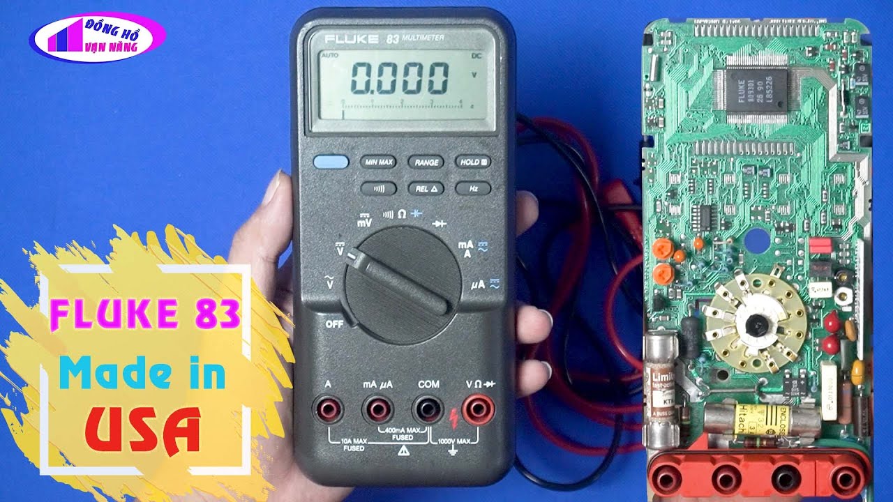 FLUKE 83 Digital Multimeters | Đồng hồ vạn năng điện tử FLUKE 83 | ĐỒNG HỒ VẠN NĂNG #041