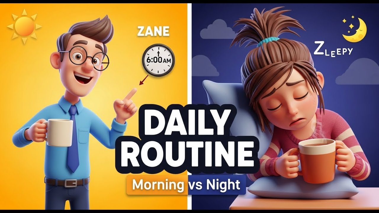 Talk About Your Daily Routine in English |